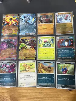 #20 Pokemon TCG Lot 12 Cards Mega Pyroar EX Kyurem EX Salazzle EX Holo Full Art - Image 1