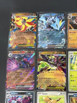 #20 Pokemon TCG Lot 12 Cards Mega Pyroar EX Kyurem EX Salazzle EX Holo Full Art - Image 2