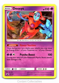Deoxys SM164 - SM Black Star Promo - Pokemon Card - Near Mint - Image 1