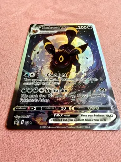 Umbreon Vmax DIY ACG Pokemon Anime Art Card Custom - Image 2