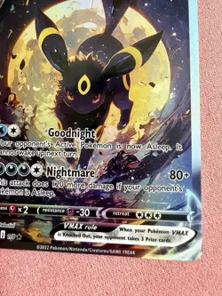 Umbreon Vmax DIY ACG Pokemon Anime Art Card Custom - Image 4