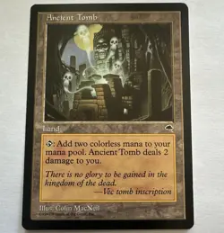 Wizards of the Coast MTG Ancient Tomb Tempest Colorless Uncommon ENG 315 - Image 1