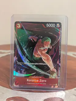 One Piece TCG - Roronoa Zoro - ST01-013 Gift Collection 2023 SR Foil - Image 1