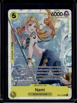 One Piece TCG Extra Booster: Heroines Edition EB03-053 Nami SR NM English Foil - Image 1