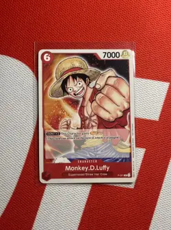 Monkey.D.Luffy P-001 Pre Errata One Piece Promo - Image 1