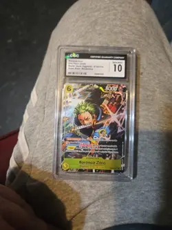 2026 One Piece CCG Roronoa Zoro Starter Deck 29 Super Rare ST29-014 Graded 10 - Image 1
