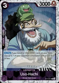 Uso-Hachi (Pirate Foil) ST18-001 FOIL Premium Booster -The Best- Vol. 2 NM - Image 1