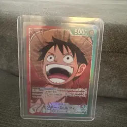 Monkey D Luffy OP13-001 L Leader Alt Art Carrying On His Will OPCG JP - Image 1