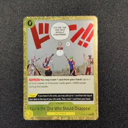 Bandai One Piece Enel OP06-115 You're the One Who Should Disappear. Rare Foil - Image 1