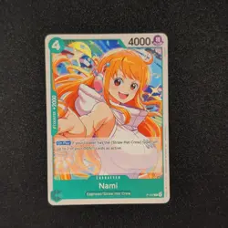 Bandai One Piece Nami P-102 Egghead Special Holo Character 4000 Cost 4 - Image 1