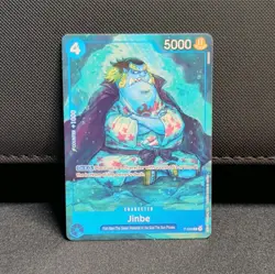 One Piece Jinbe P-030 Promo Cards Character 5000 Power English - Image 1