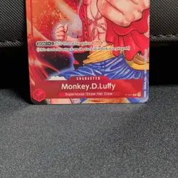 One Piece Monkey.D.Luffy P-001 Promotion Cards Foil Character 7000 Power English - Image 3