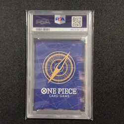 ERROR PRINT-Monkey D. Luffy OP07-109 Parallel Secret Rare Foil PSA 8 - Image 2