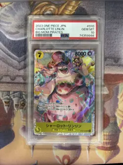 One Piece CCG Japanese Charlotte Linlin PSA 10 ST07-010 SR Gem Mint - Image 1