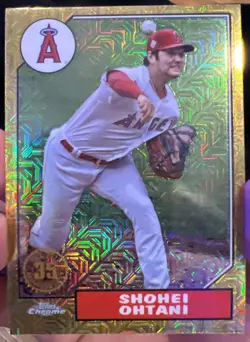 2022 Topps Series 2 - 1987 Topps Chrome Silver Pack Series 2 Mojo Shohei Ohtani - Image 1