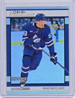 2025-26 O-Pee-Chee Premier Easton Cowan Rookie P-96 Toronto Maple Leafs - Image 1