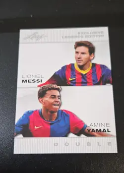 2024 Leaf Special Release - Exclusive Legends Edition Lamine Yamal, Lionel Messi - Image 1