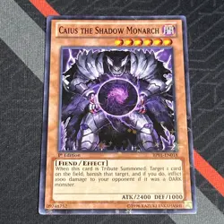 Caius the Shadow Monarch BP01-EN018 Battle Pack: Epic Dawn 1st Edition Starfoil - Image 2