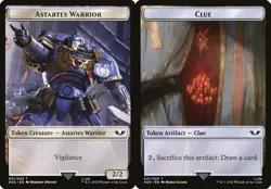 Astartes Warrior \ Clue Token - #01/21 - Warhammer 40,000 - NM MTG - Image 1