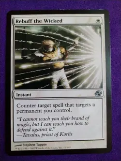 Rebuff the Wicked 35 Uncommon Time Spiral: Remastered Magic: The Gathering LP - Image 1