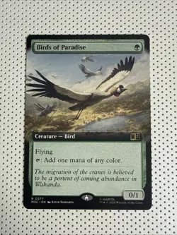 Magic the Gathering Birds of Paradise 377 Extended Marvel Rare 0377 - Image 1