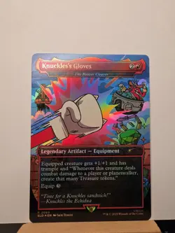 Knuckles's Gloves - The Reaver Cleaver (Rainbow Foil) - 2095 - Secret Lair - Image 1