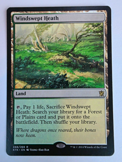 Wizards of the Coast MTG Windswept Heath Khans of Tarkir Rare 248/269 Reg EN - Image 1