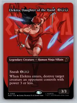 Marvel Super Heroes Elektra, Daughter of the Hand (Borderless) (0366) 366 - Image 1