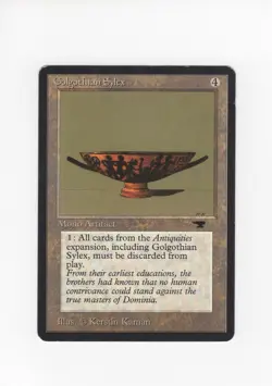 Golgothian Sylex Antiquities LP MTG Magic the Gathering c - Image 1