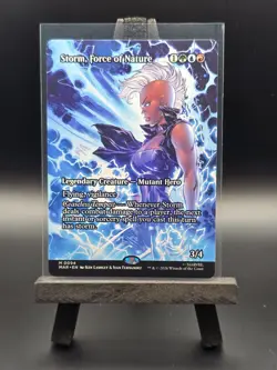 Storm, Force of Nature Borderless Regular Marvel Super Heroes NM MTG - Image 1