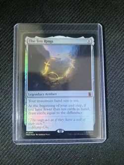 MTG The Ten Rings Traditional Foil M0251 Marvel Super Heroes Rare NM - Image 1