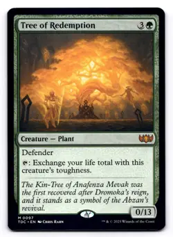 Tree of Redemption NM 97 Commander: Tarkir: Dragonstorm Magic: The Gathering - Image 1