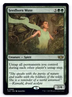 Seedborn Muse NM 268 Commander: Tarkir: Dragonstorm Magic: The Gathering Rare - Image 1