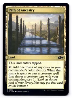 Path of Ancestry NM 382 Commander: Tarkir: Dragonstorm Magic: The Gathering - Image 1