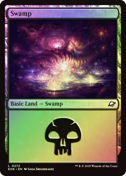 Swamp (0272) - Edge of Eternities - Common - Basic Land (Foil) - Image 1