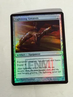 MTG FOIL Lightning Greaves FNM Promos Magic the Gathering - Image 1