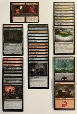 MTG Magic The Gathering LOTR Shagrat or Mauhur Budget 100 Card Commander Deck - Image 3