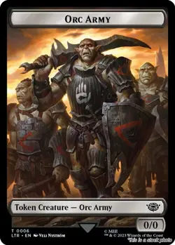 MTG Orc Army Token (0006) [LTR - 6] LP - Image 1