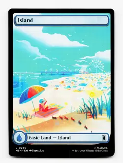 Island (0280) X4 [Marvel Super Heroes] MSH Magic MTG *PLAYSET* 💧 - Image 2