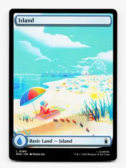 Island (0280) X4 [Marvel Super Heroes] MSH Magic MTG *PLAYSET* 💧 - Image 4