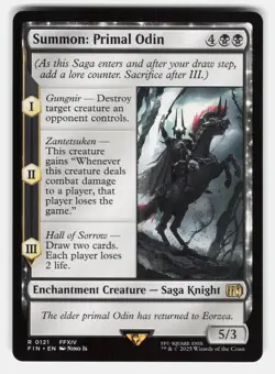 SUMMON: PRIMAL ODIN - Magic: The Gathering - IS NM/M - Image 1