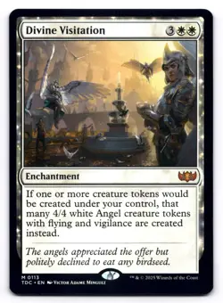 Divine Visitation NM Commander: Tarkir: Dragonstorm 113 MTG Mythic - Image 1