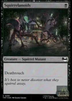 SQUIRRELANOIDS 0081 C TMT MAGIC: THE GATHERING FOIL NM/M - Image 1