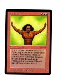 MIjae Djinn Arabian Nights NM- MTG Magic the Gathering b - Image 1