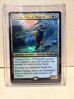 Wizards of the Coast MTG Ixalan Tishana, Voice of Thunder 230/279 Foil Promo EN - Image 3