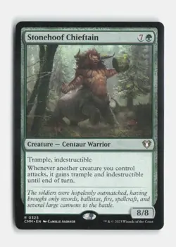 Stonehoof Chieftain 325 Commander Masters MTG NM - Image 1