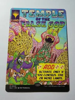 Temple of the False God, NON-FOIL - Secret Lair Encyclopedia of Magic A-Z MTG - Image 1