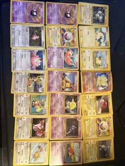 21 card Pokemon Cards Lot Vintage Mix - Image 1