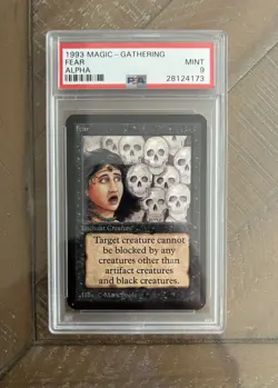 Magic the Gathering - MtG | Fear - 1993 Limited Edition Alpha | PSA 9 MINT - Image 1