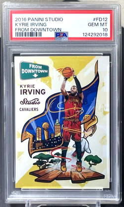 ( PSA 10 ) Kyrie Irving 2016-17 Panini Studio From Downtown Case Hit SSP Cavs - Image 1